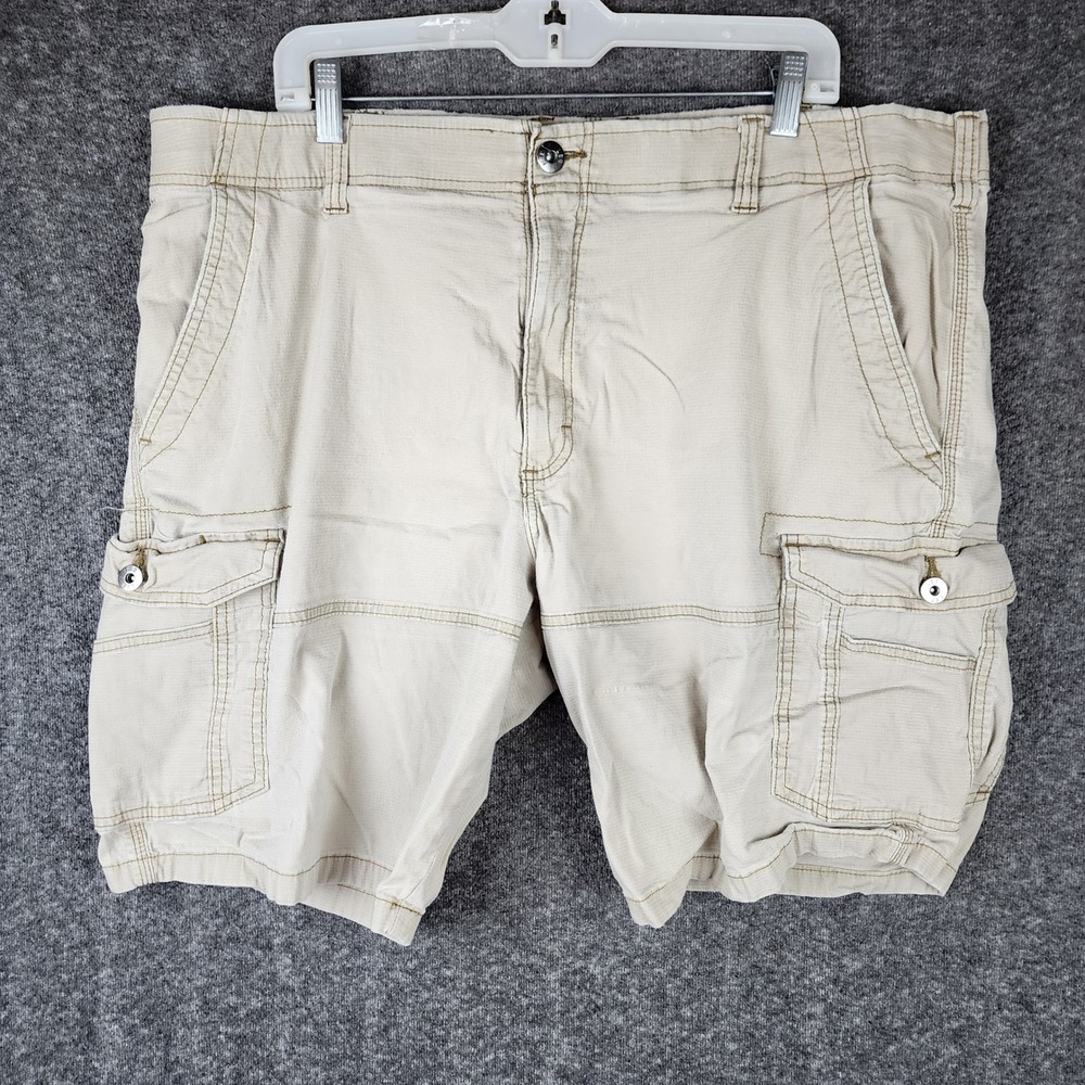 Lee Cargo Shorts Mens 40 Khaki Tan Extreme Motion‎ Performance Utility Relaxed